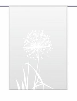Scheibenhänger Allium 24 – lichtgrau – rechteckig